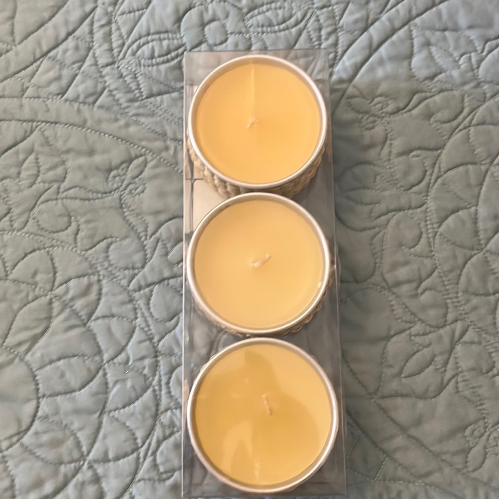 Set of 3 decorative candles
